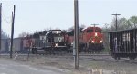 BNSF coal train and NS D76